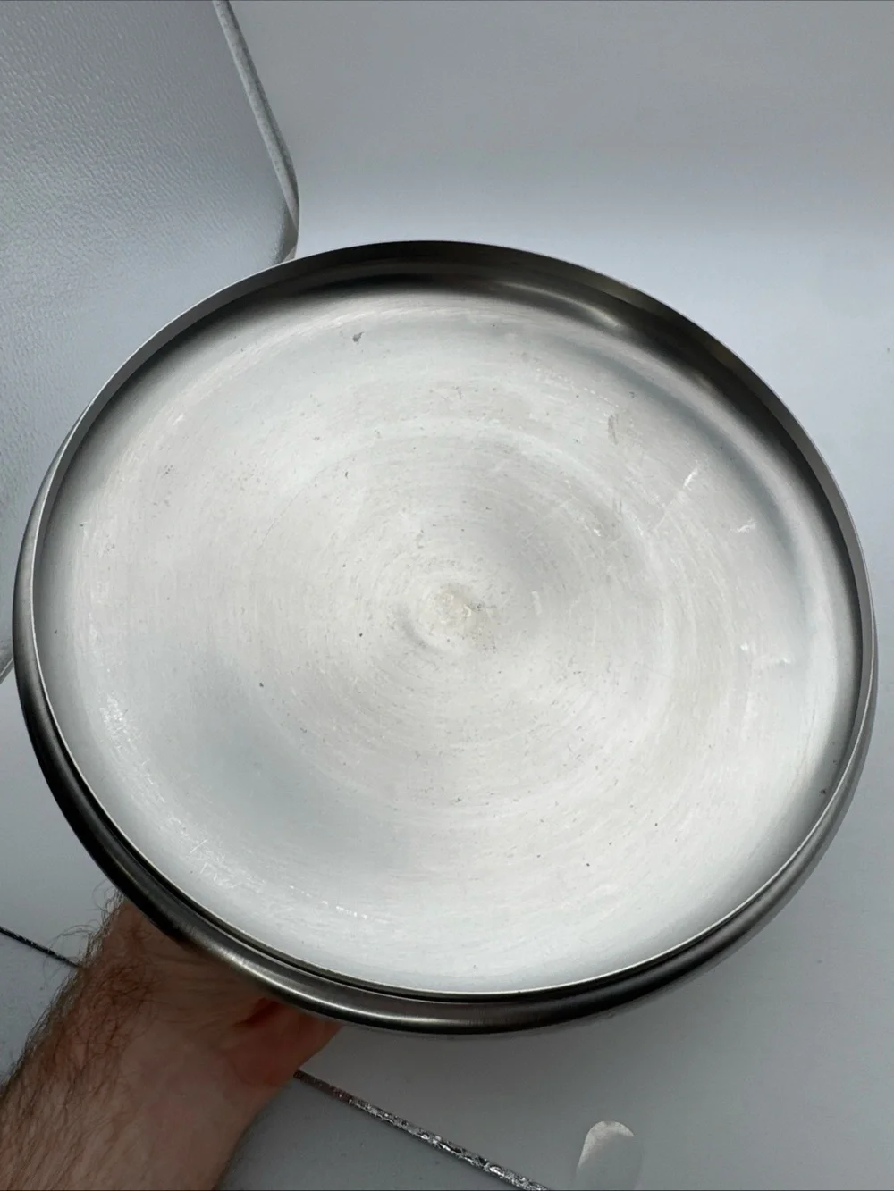 Vtg Revere Ware 8 Inch Skillet Frying Pan w/Lid Copper Bottom/Stainless Steel